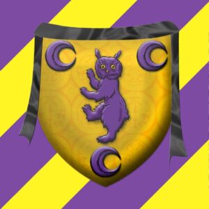 The arms of Lord Alfgeirr skytja